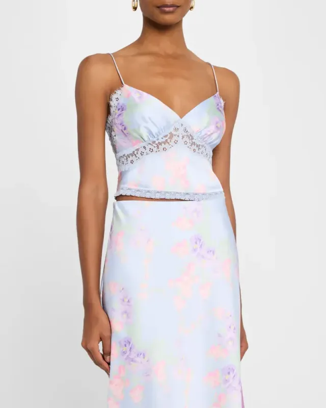 Spritely Cami Peachy Blues sold by Blue & Cream