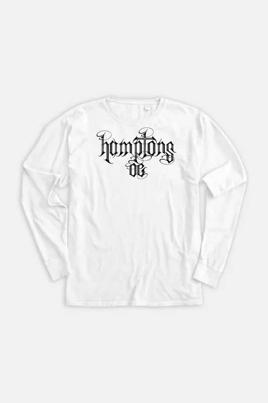 Hamptons OG Long Sleeve White sold by Blue & Cream