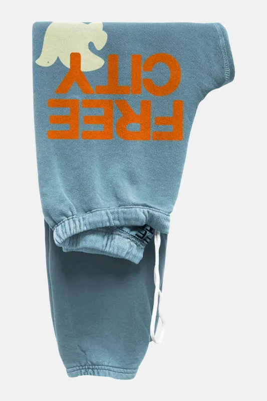FREECITY LARGE Sweatpant Blueshroom sold by Blue & Cream