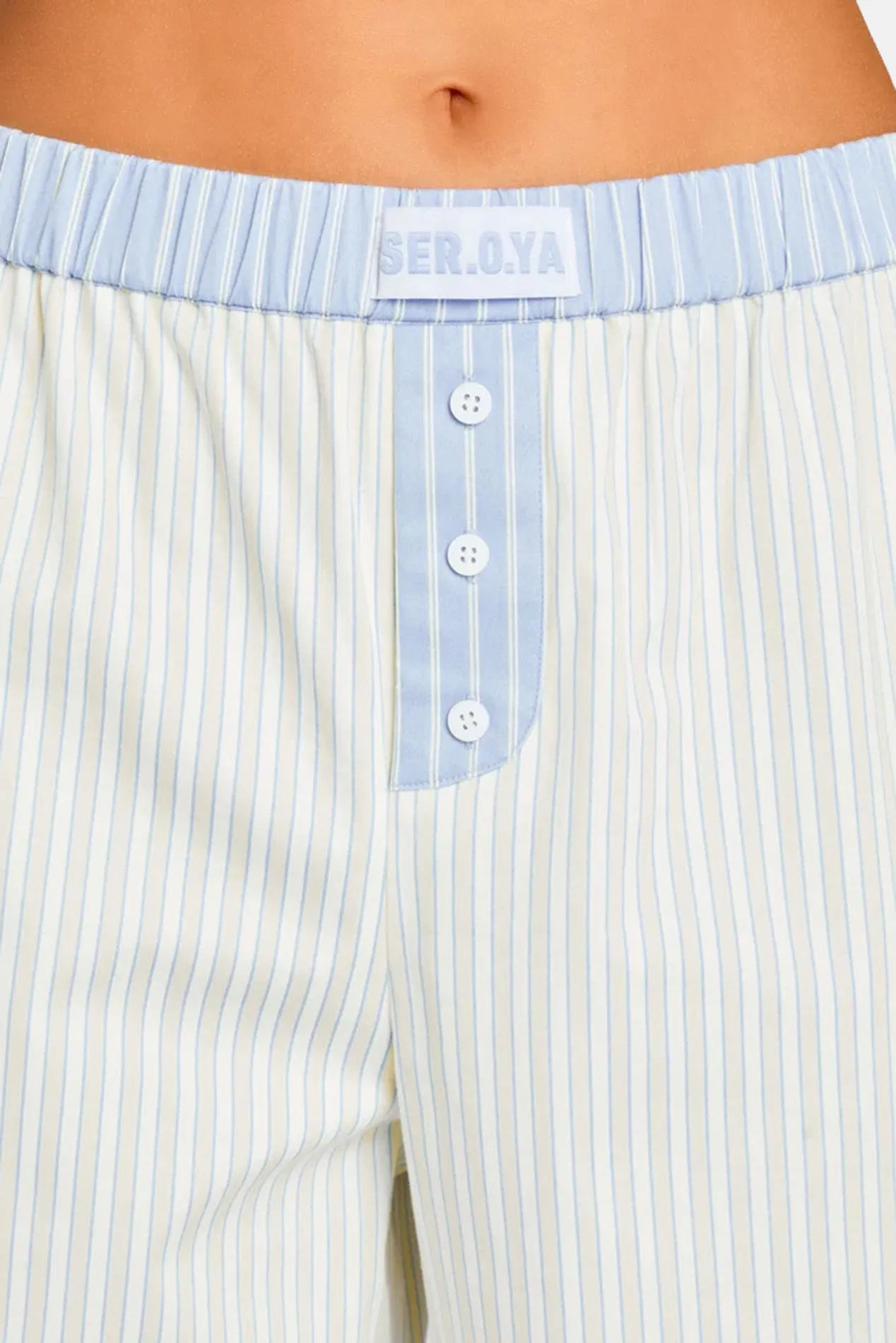 Charli Poplin Pant Pastel Yellow/Ice sold by Blue & Cream product image thumbnail 4