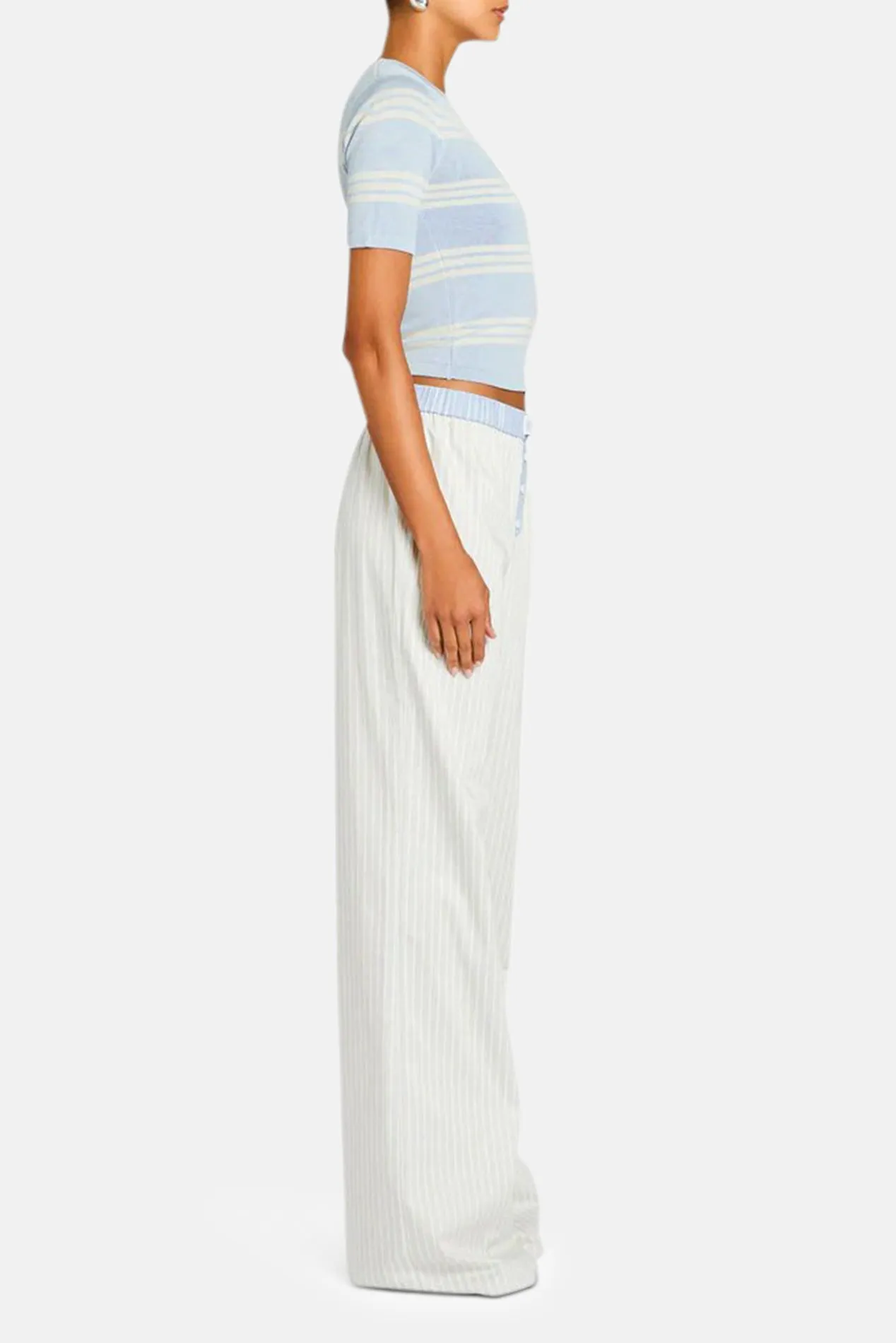 Charli Poplin Pant Pastel Yellow/Ice sold by Blue & Cream product image thumbnail 2