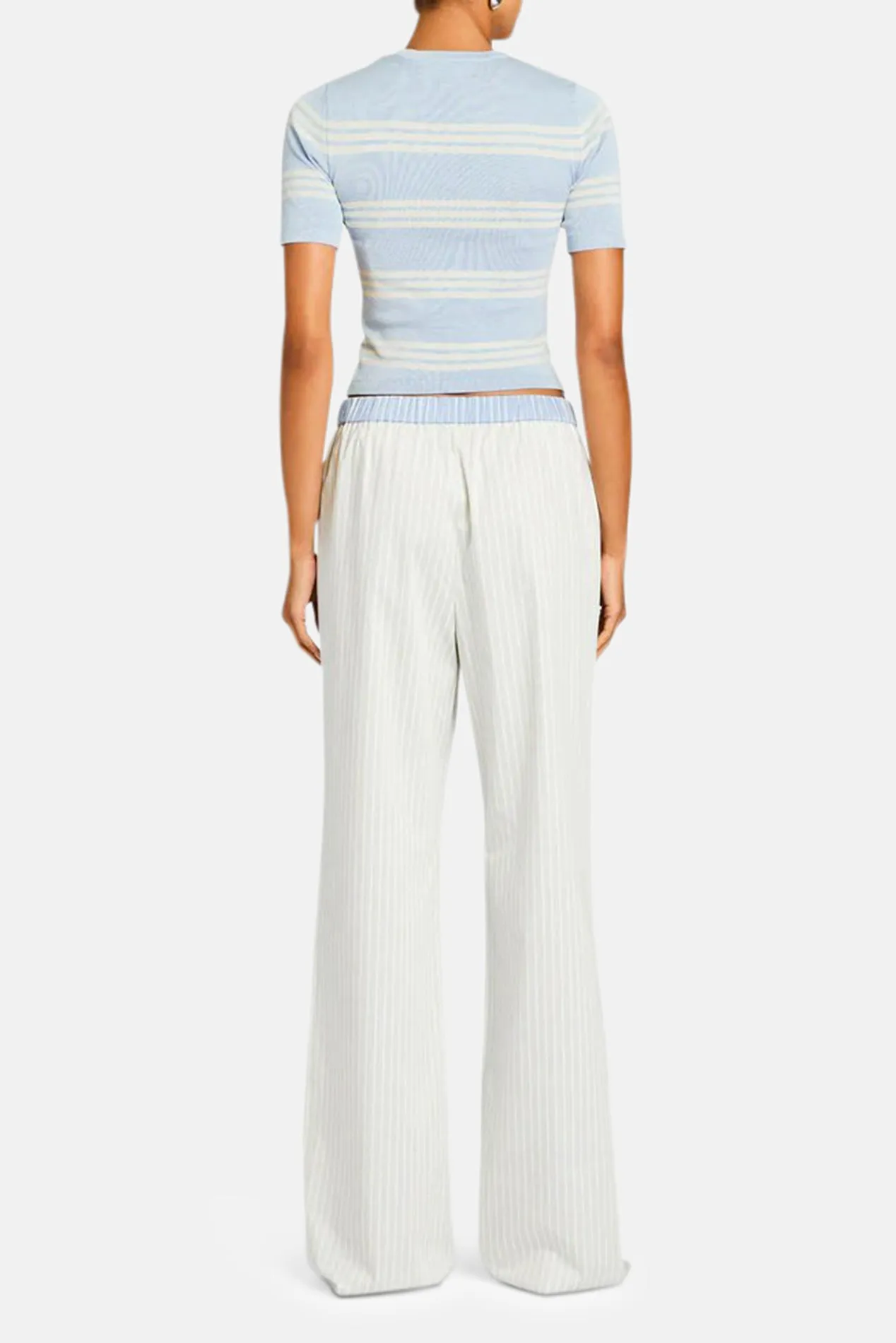 Charli Poplin Pant Pastel Yellow/Ice sold by Blue & Cream product image thumbnail 3