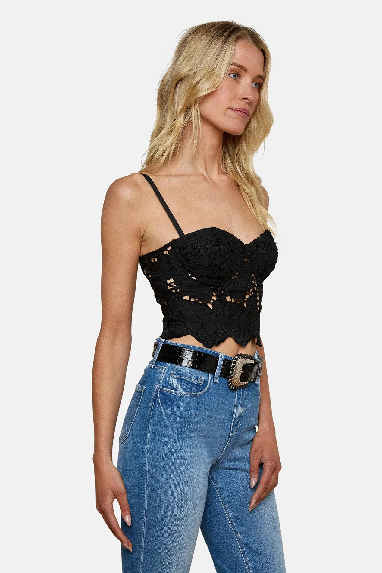 Sonya Lace Bustier Black sold by Blue & Cream product image thumbnail 2