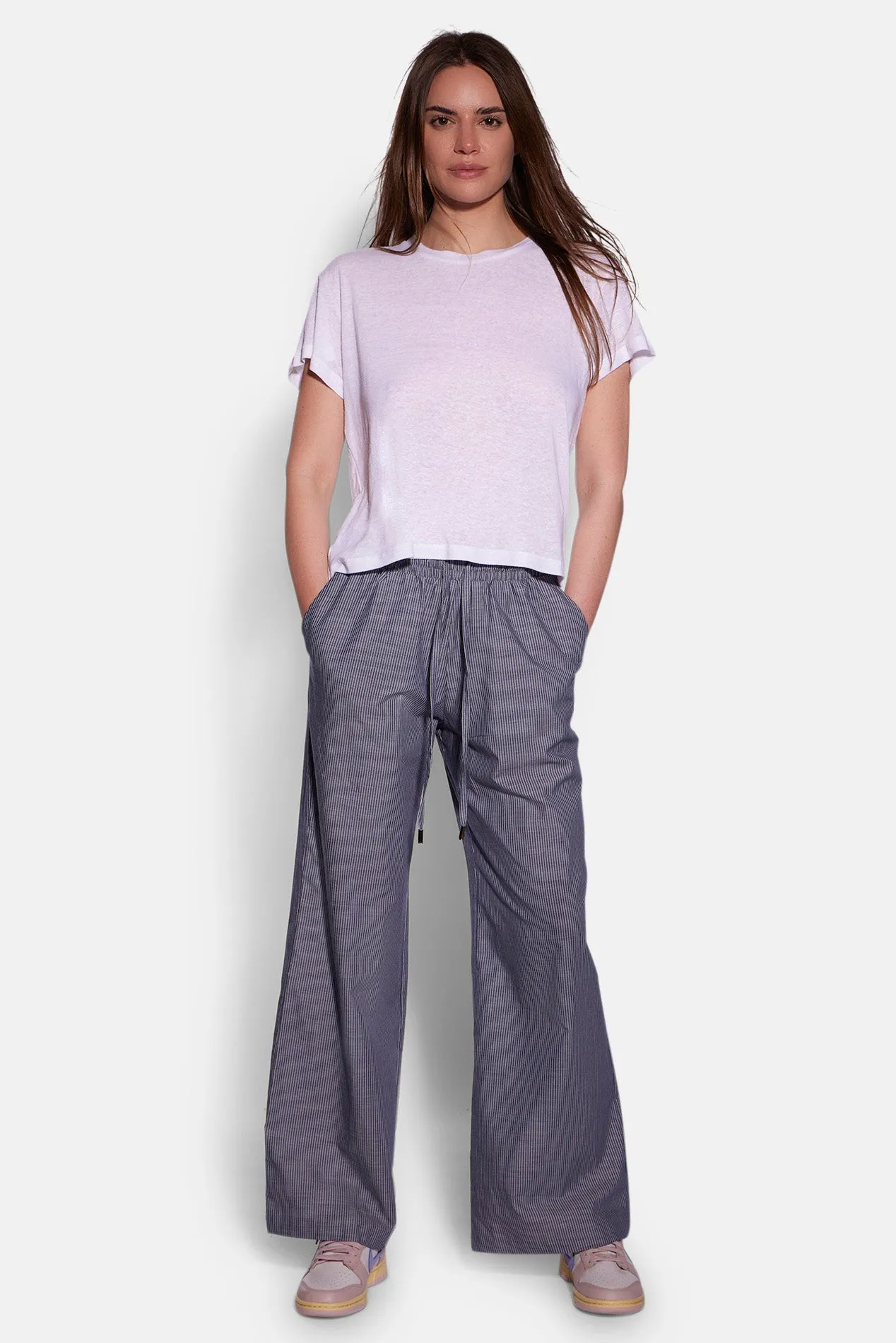 Cece Linen Tee White sold by Blue & Cream product image thumbnail 4