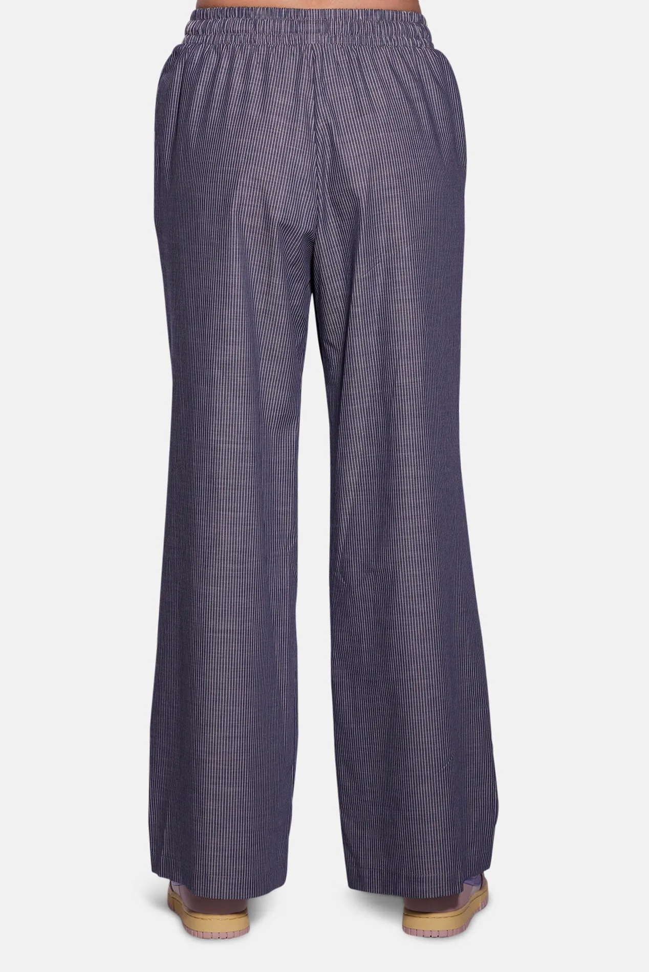 Georgica Beach Poplin Pant Chambray Mini Stripe sold by Blue & Cream product image thumbnail 2