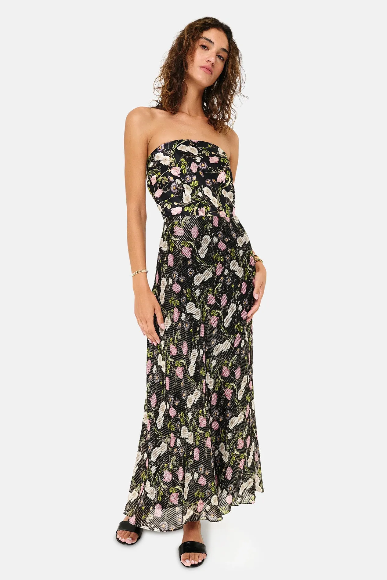 Prima Strapless Camisole Midnight Gardens sold by Blue & Cream product image thumbnail 3