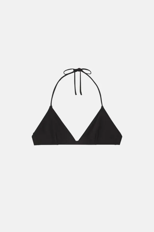 Triangle Bikini Top Black made by Nili Lotan