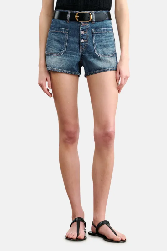 Harley Denim Short Classic Wash sold by Blue & Cream