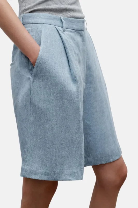 Fisher Short In Light Indigo sold by Blue & Cream