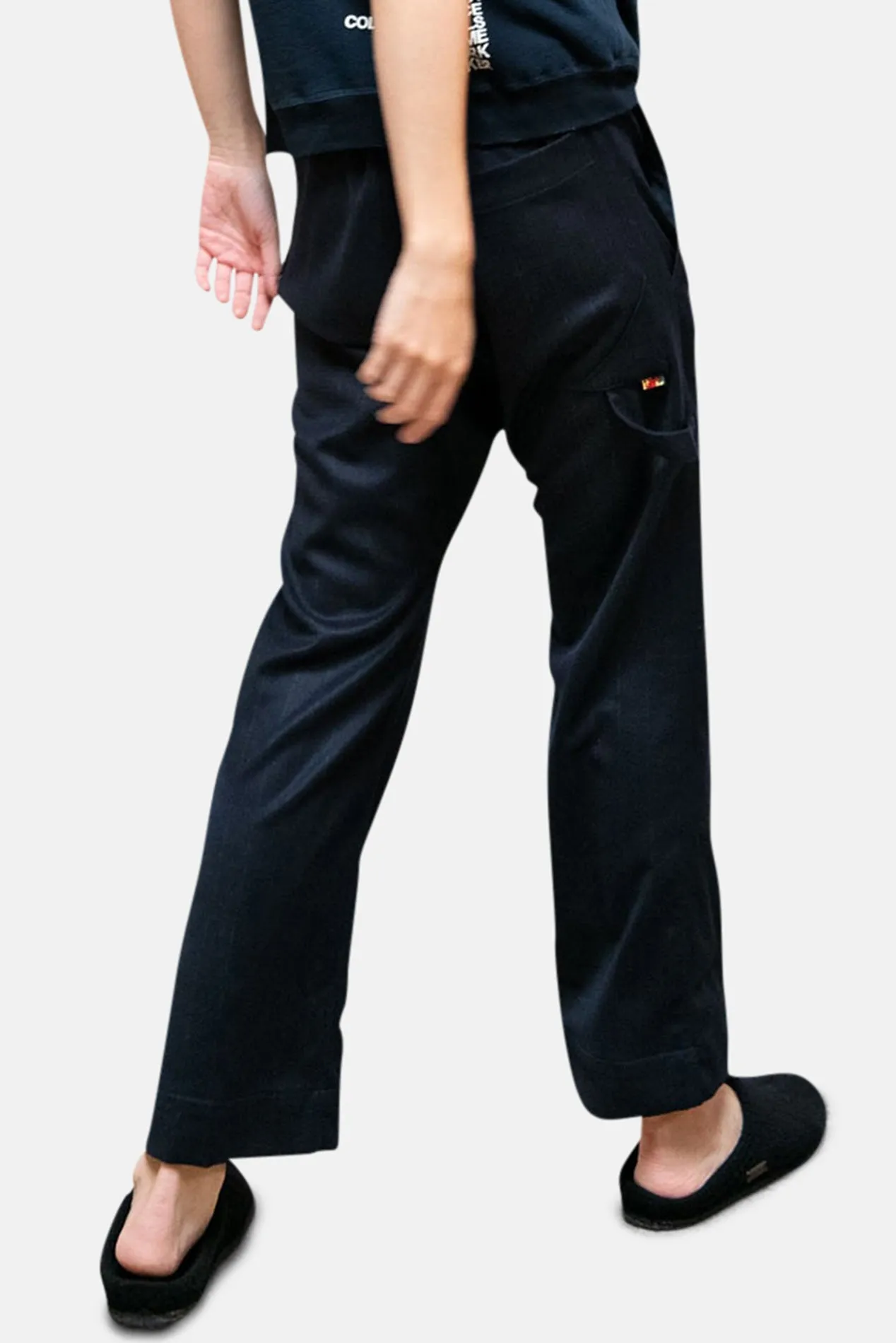 Favolamove Cashmere Blend French Sailor Pant Deeply Navy sold by Blue & Cream product image thumbnail 3