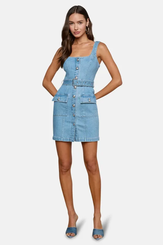 Midy Denim Dress Olvera sold by Blue & Cream