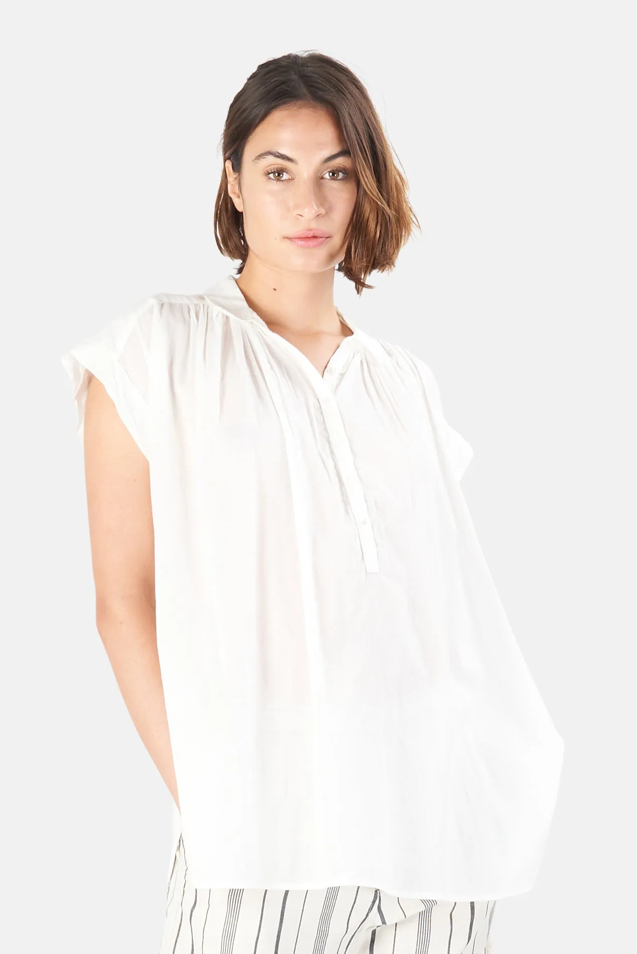 Normandy Blouse Ivory sold by Blue & Cream product image thumbnail 2