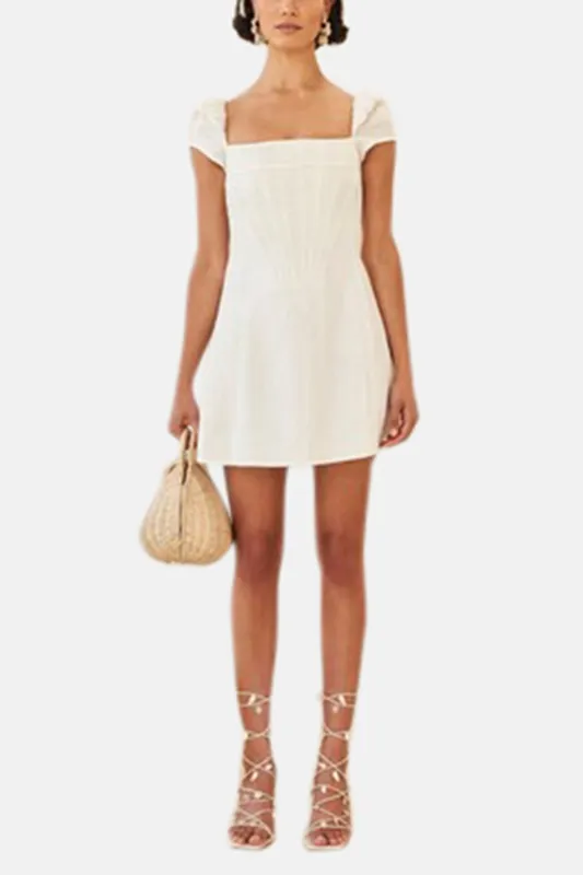 Nasrina Dress Off White sold by Blue & Cream