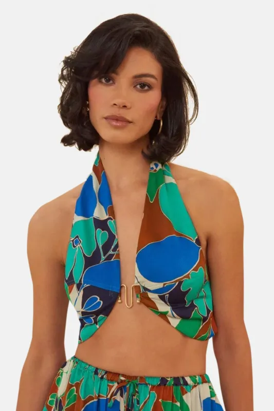 Diem Top Botanic Aqua sold by Blue & Cream