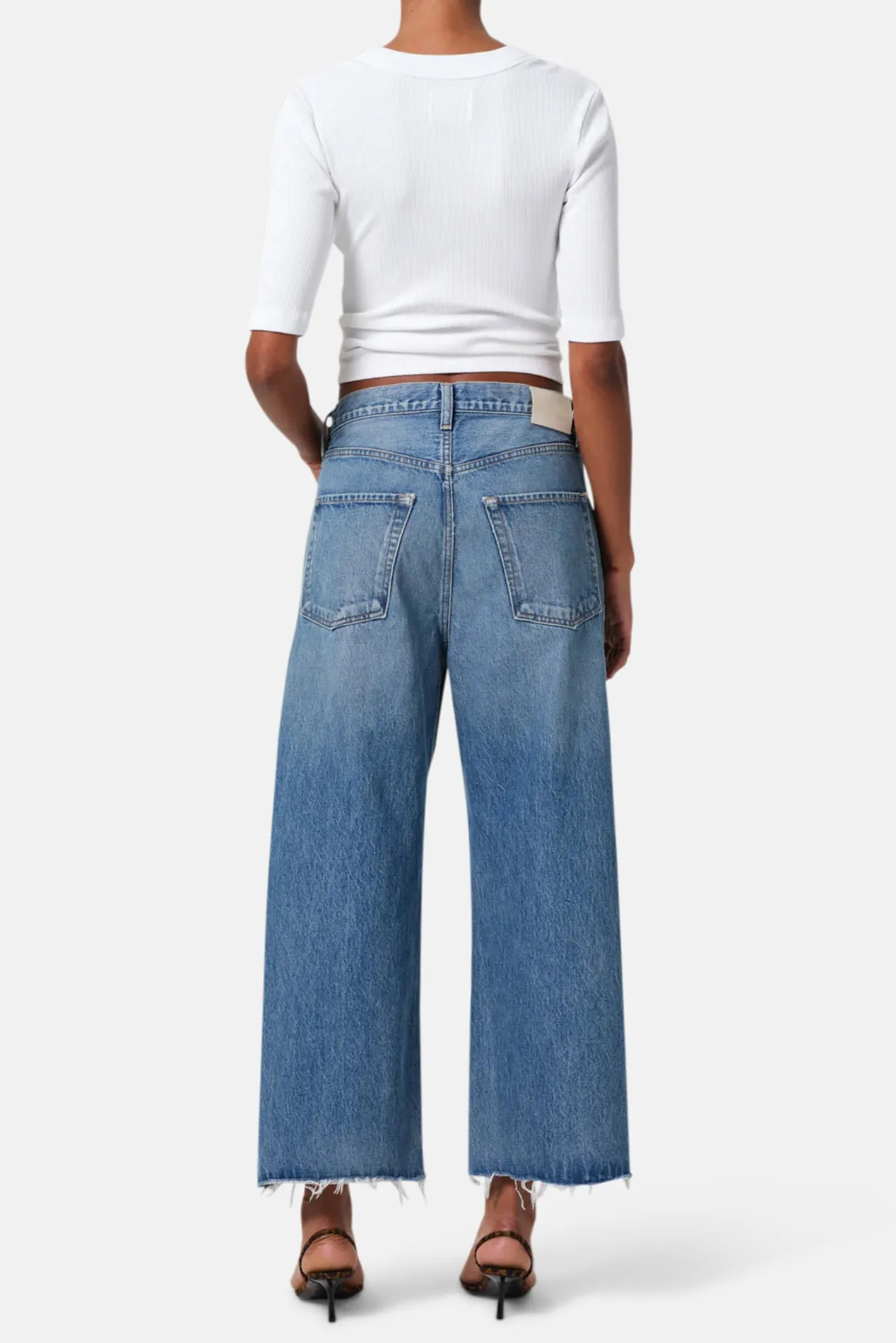 Ayla Raw Hem Crop in Solano sold by Blue & Cream product image thumbnail 4