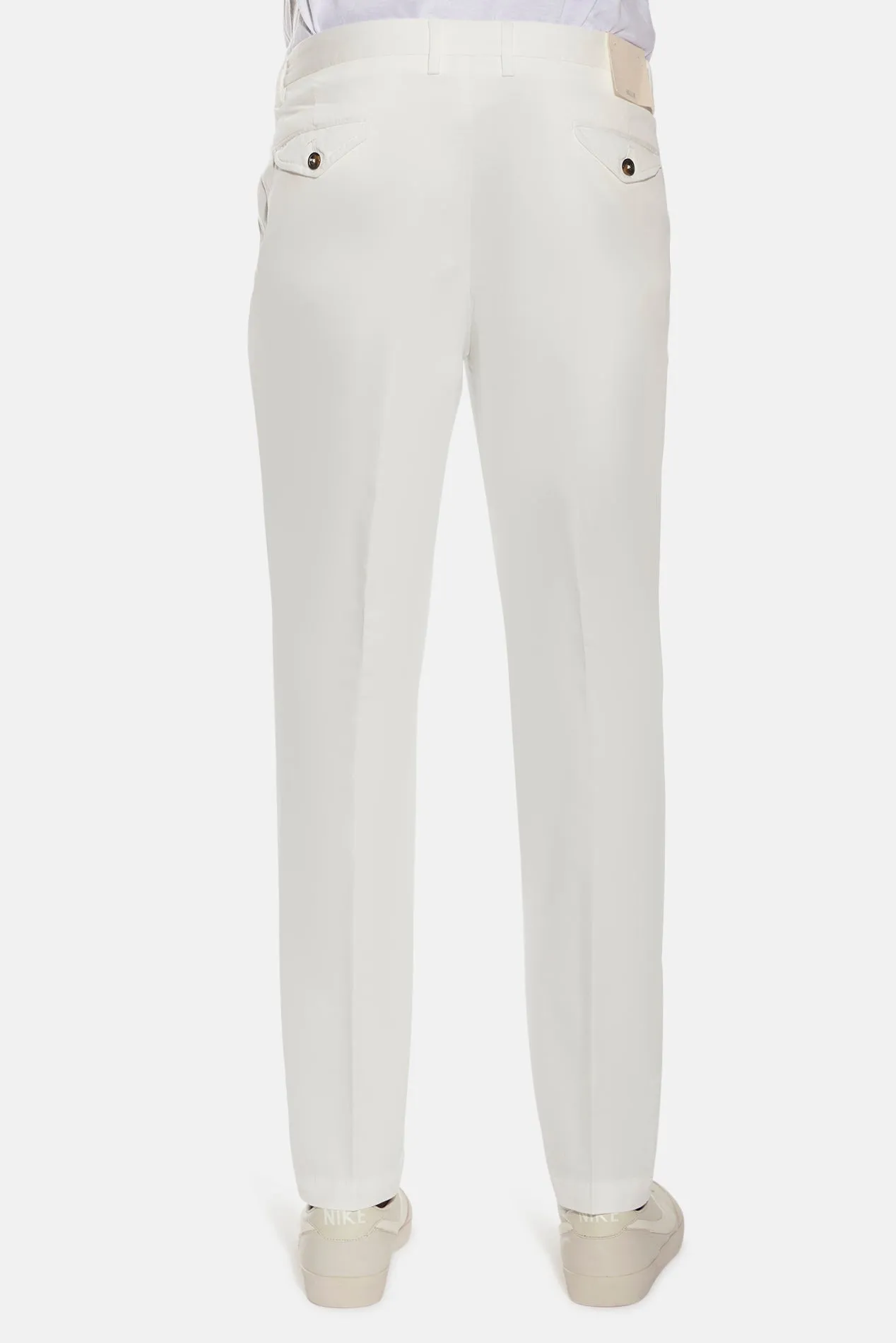 Smooth Cotton Pant White sold by Blue & Cream product image thumbnail 3