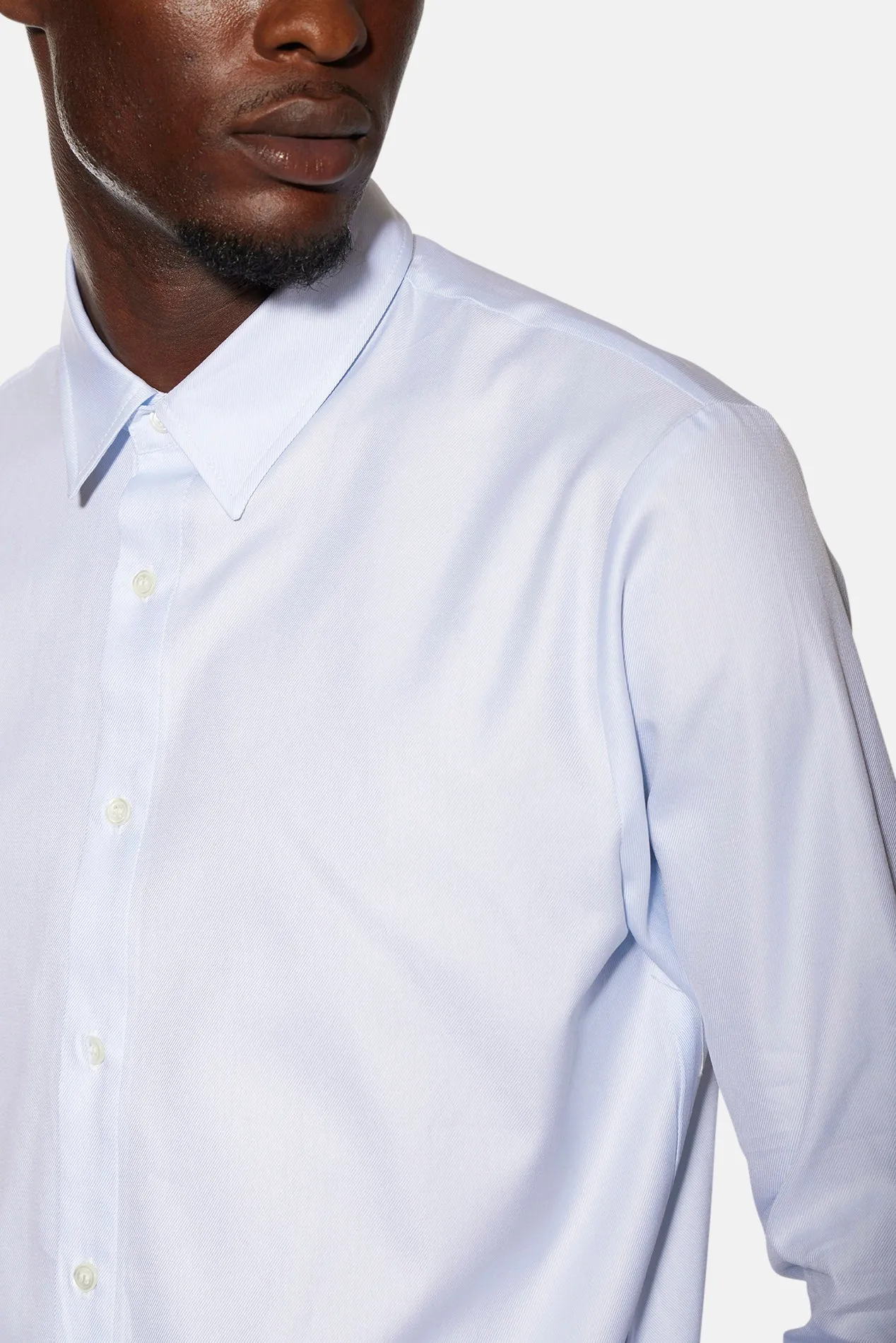 Rey Button Up Shirt Light Blue sold by Blue & Cream product image thumbnail 3