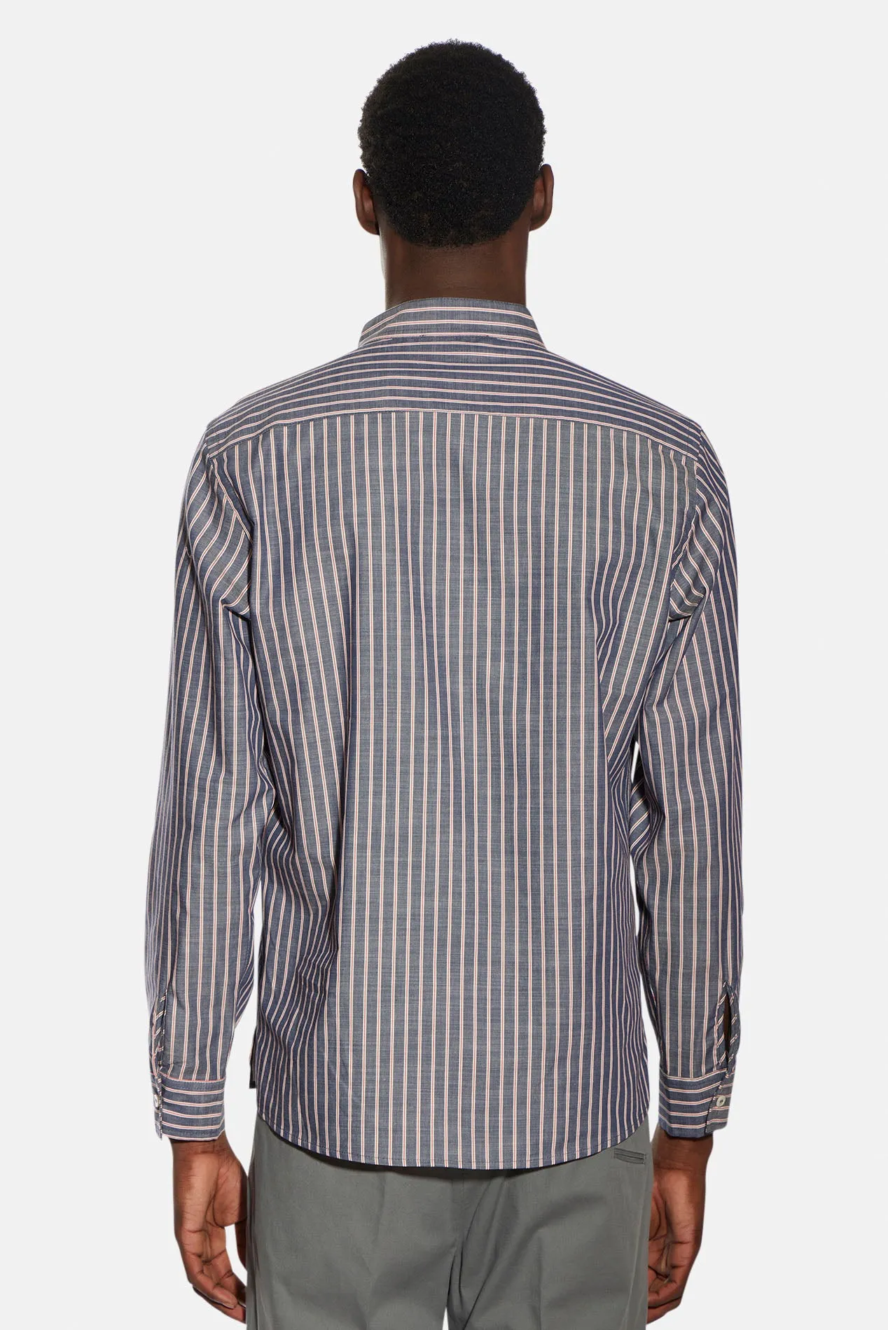 Gabri Pop Over Shirt Denim Red/White Stripe sold by Blue & Cream product image thumbnail 3