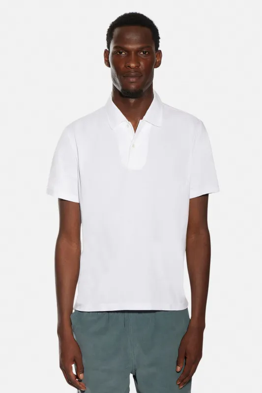 Classic Short Sleeve Polo White sold by Blue & Cream