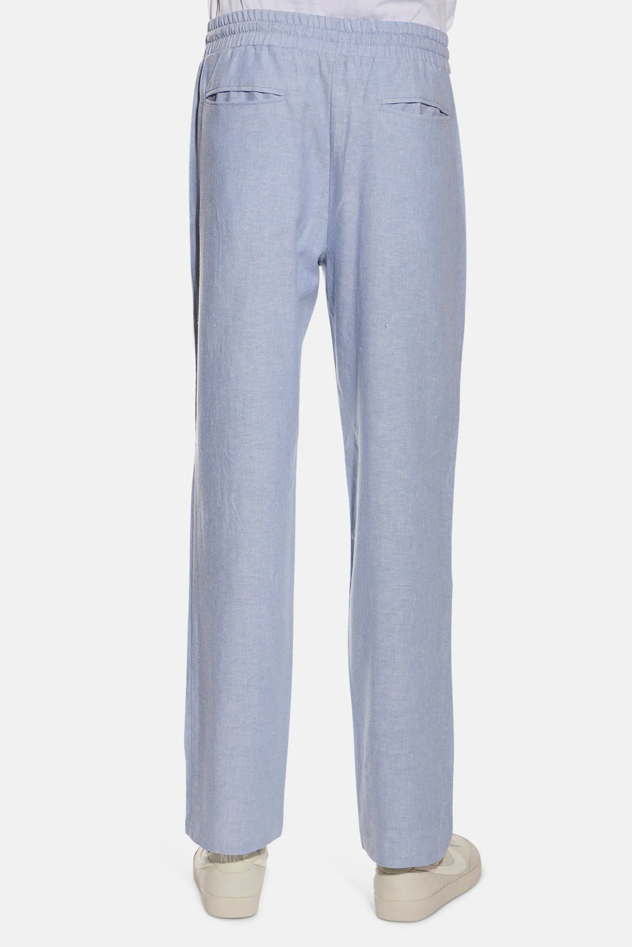 Best Linen Pant Chambray sold by Blue & Cream product image thumbnail 4