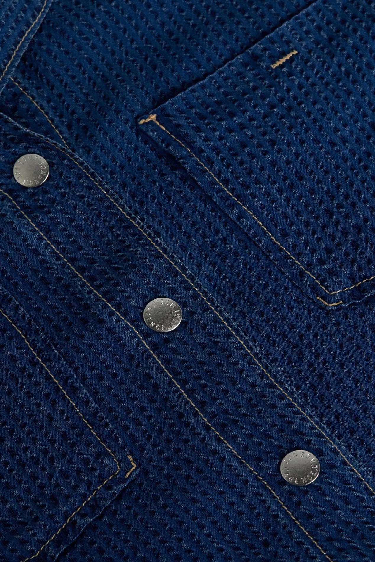 Isla Chambray Shirt Heron sold by Blue & Cream product image thumbnail 5