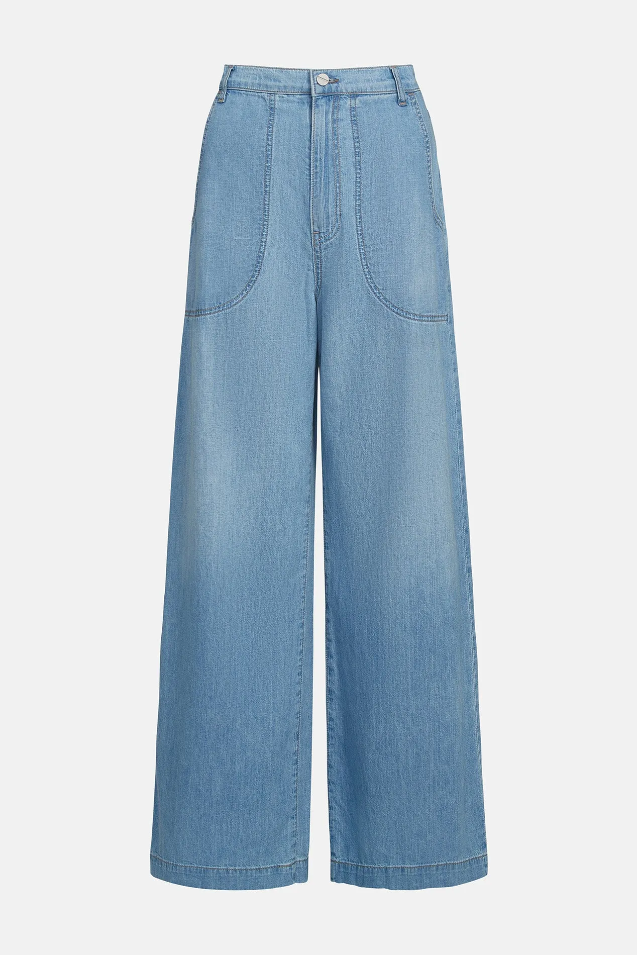 Mecox Beach Pant In Linen Cotton Vintage Wash sold by Blue & Cream product image thumbnail 5