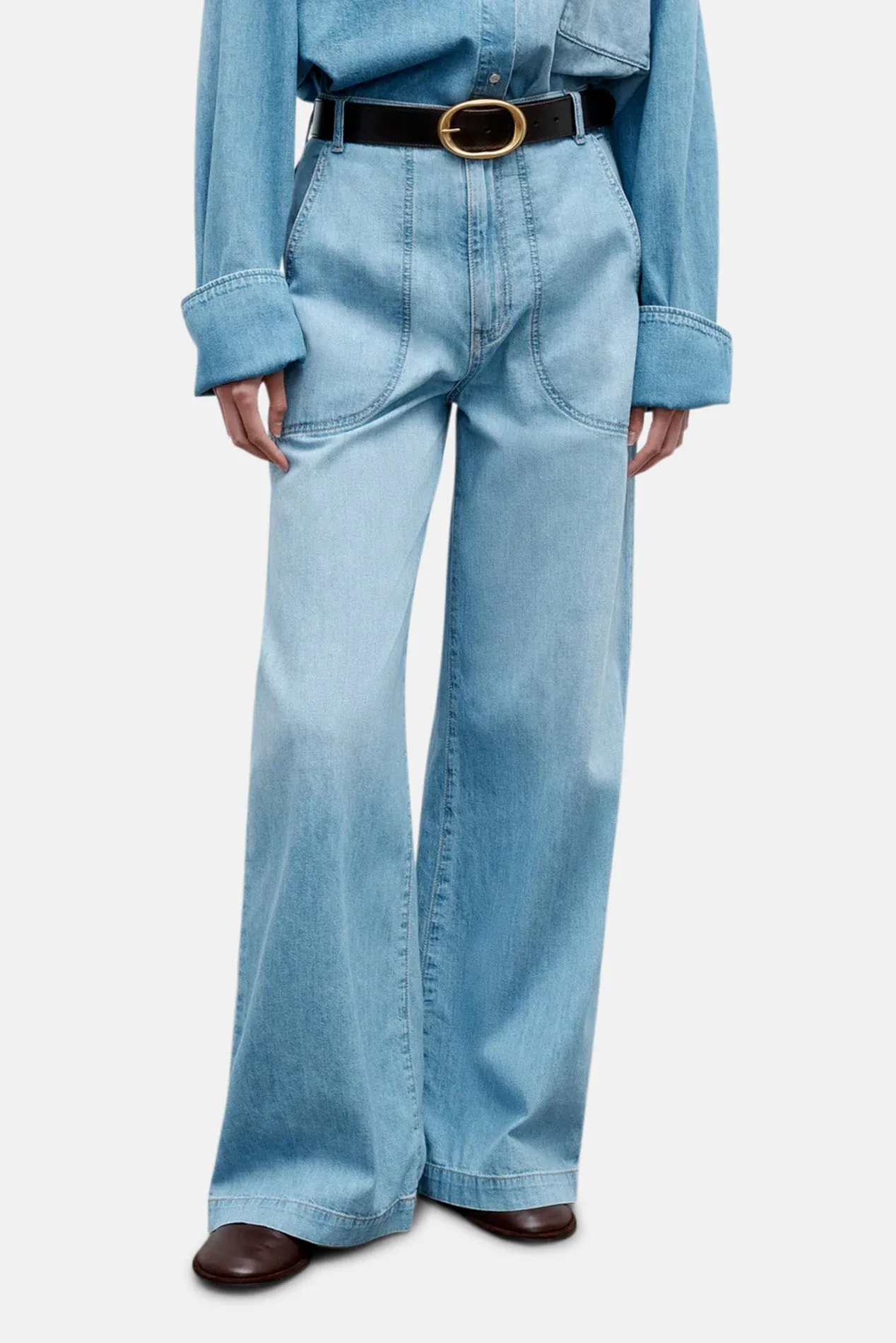 Mecox Beach Pant In Linen Cotton Vintage Wash sold by Blue & Cream