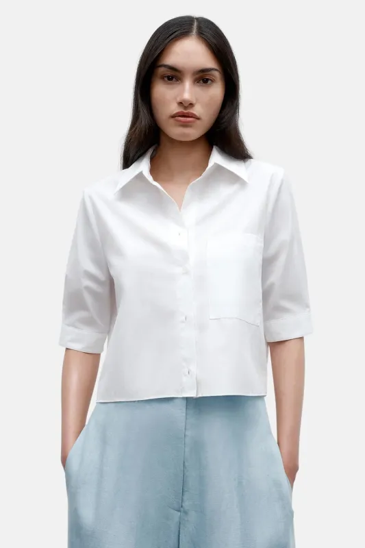 Short Lived Shirt White sold by Blue & Cream