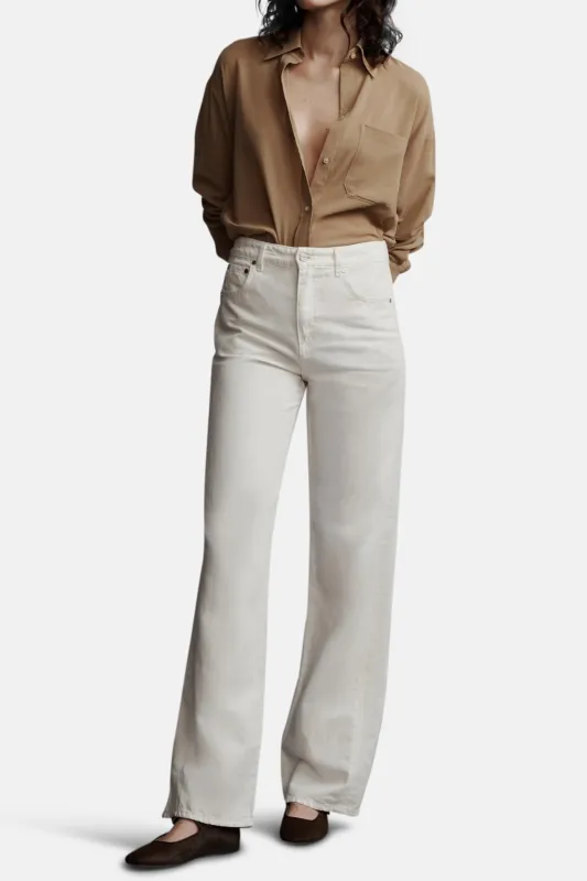 Tangled Up in Blue Denim White sold by Blue & Cream