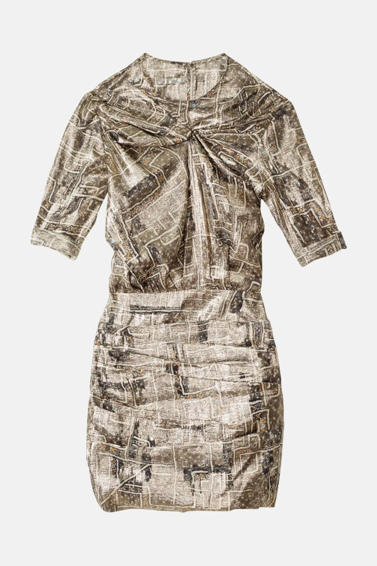 Isabel Marant x HM Shimmer Dress Gold sold by Blue & Cream product image thumbnail 3