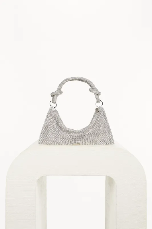Hera Nano Rhinestone Shoulder Bag Clear sold by Blue & Cream