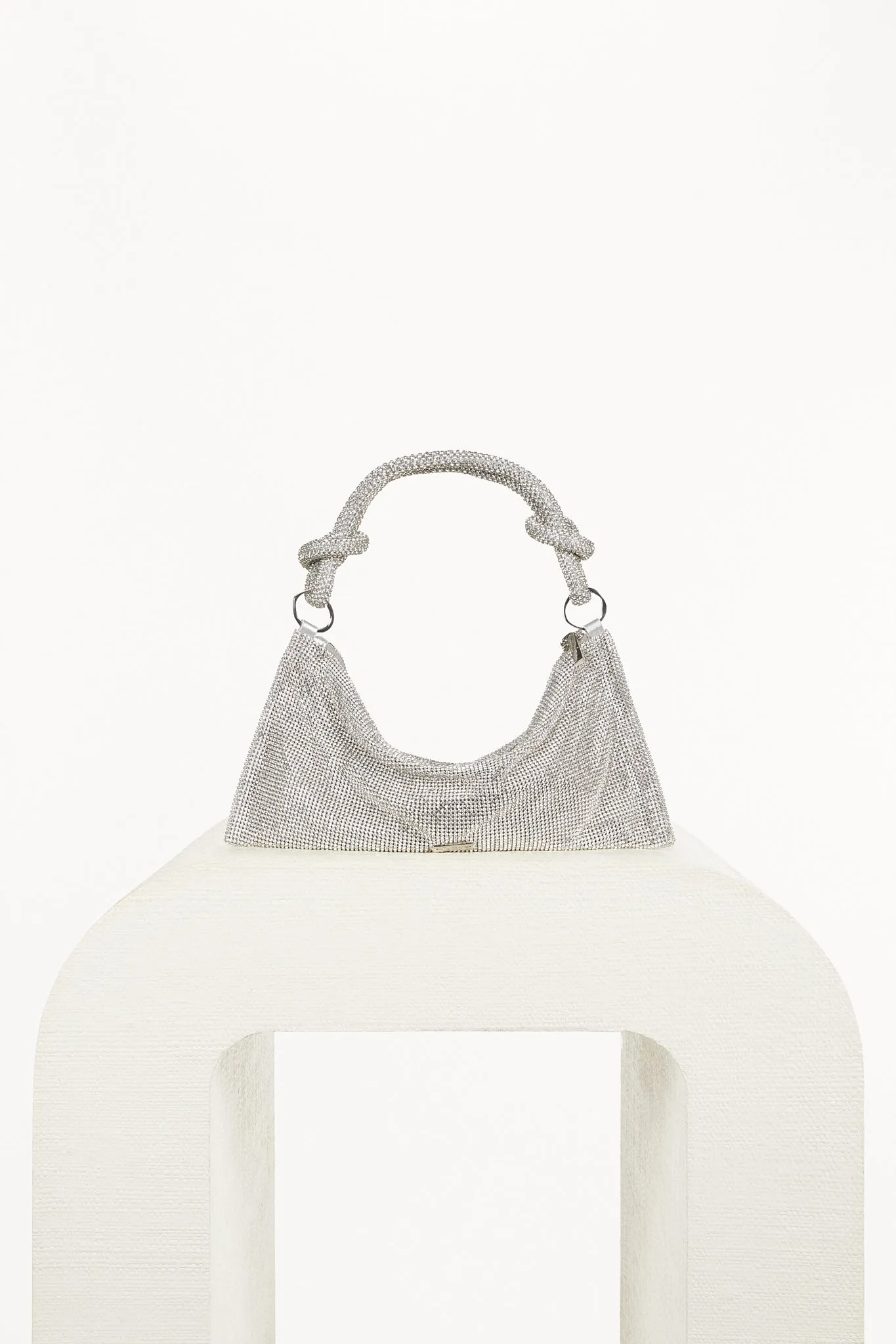 Hera Nano Rhinestone Shoulder Bag Clear sold by Blue & Cream