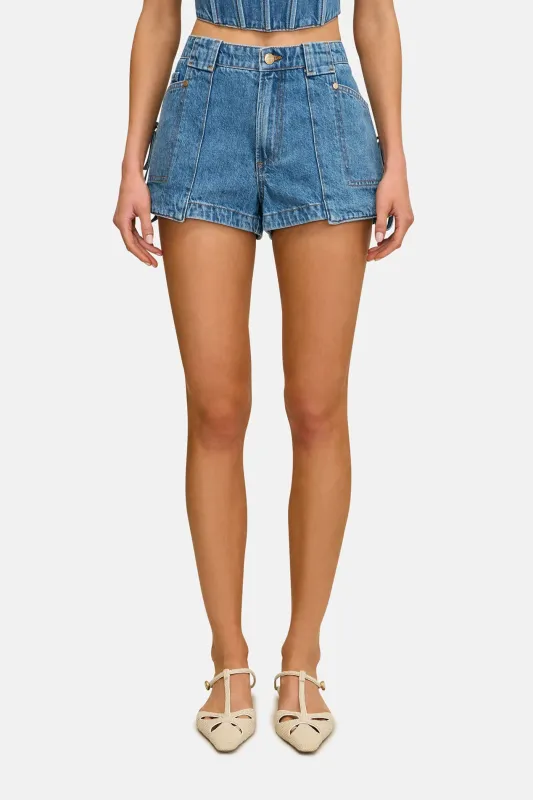 Shelley Short Medium Stone Wash sold by Blue & Cream