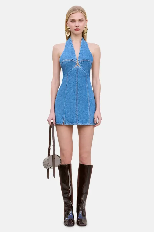 Rumi Dress Medium Stone Wash sold by Blue & Cream