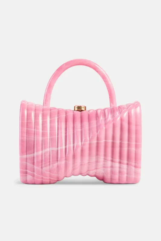 Cassidie Top Handle Handbag Rosette sold by Blue & Cream