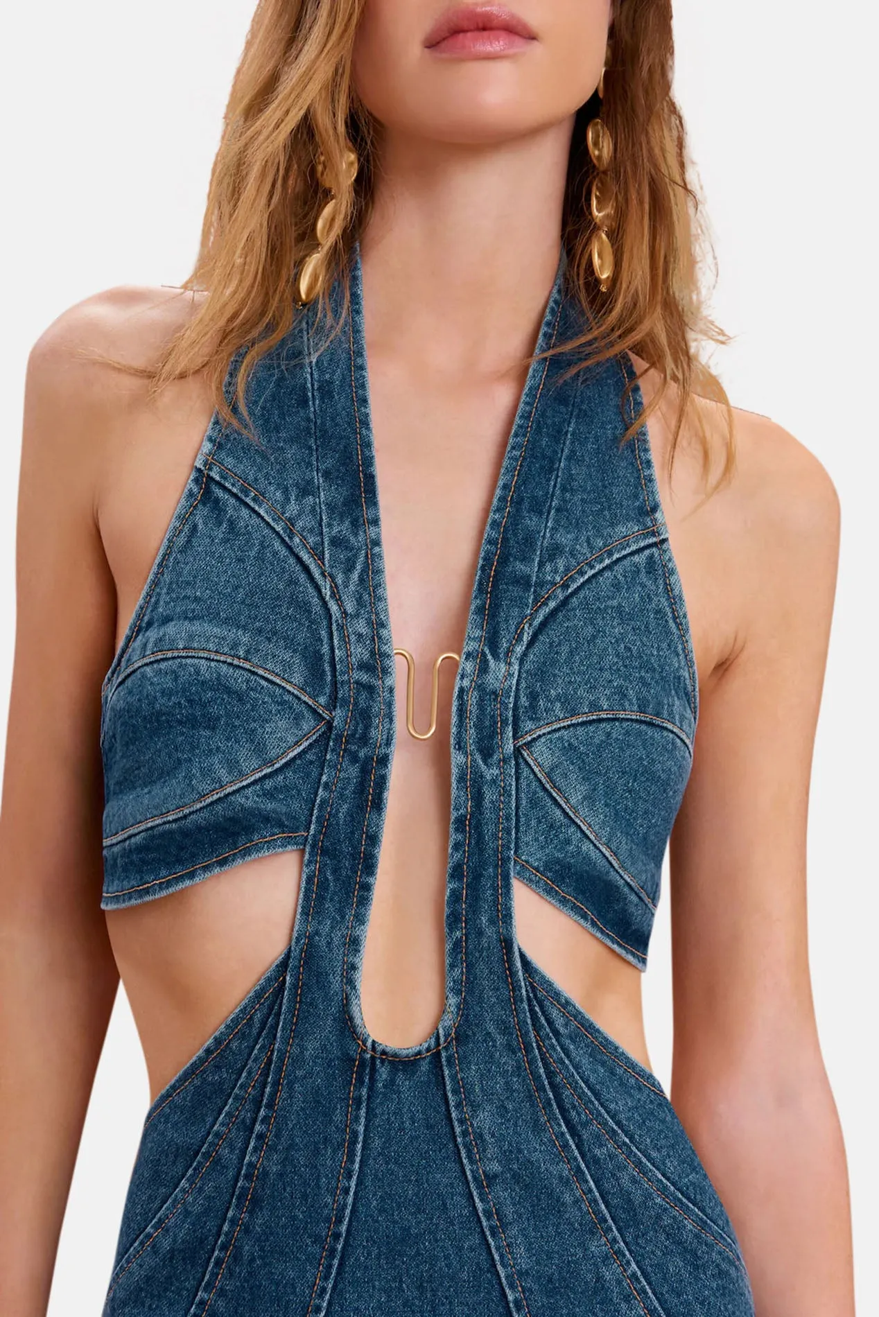 Abi Jean Dress Indigo sold by Blue & Cream product image thumbnail 4