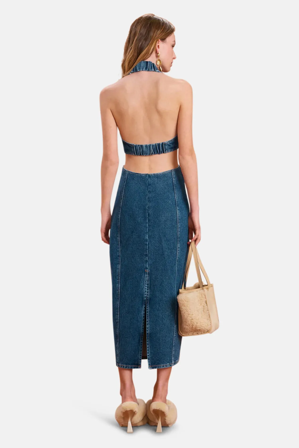 Abi Jean Dress Indigo sold by Blue & Cream product image thumbnail 3