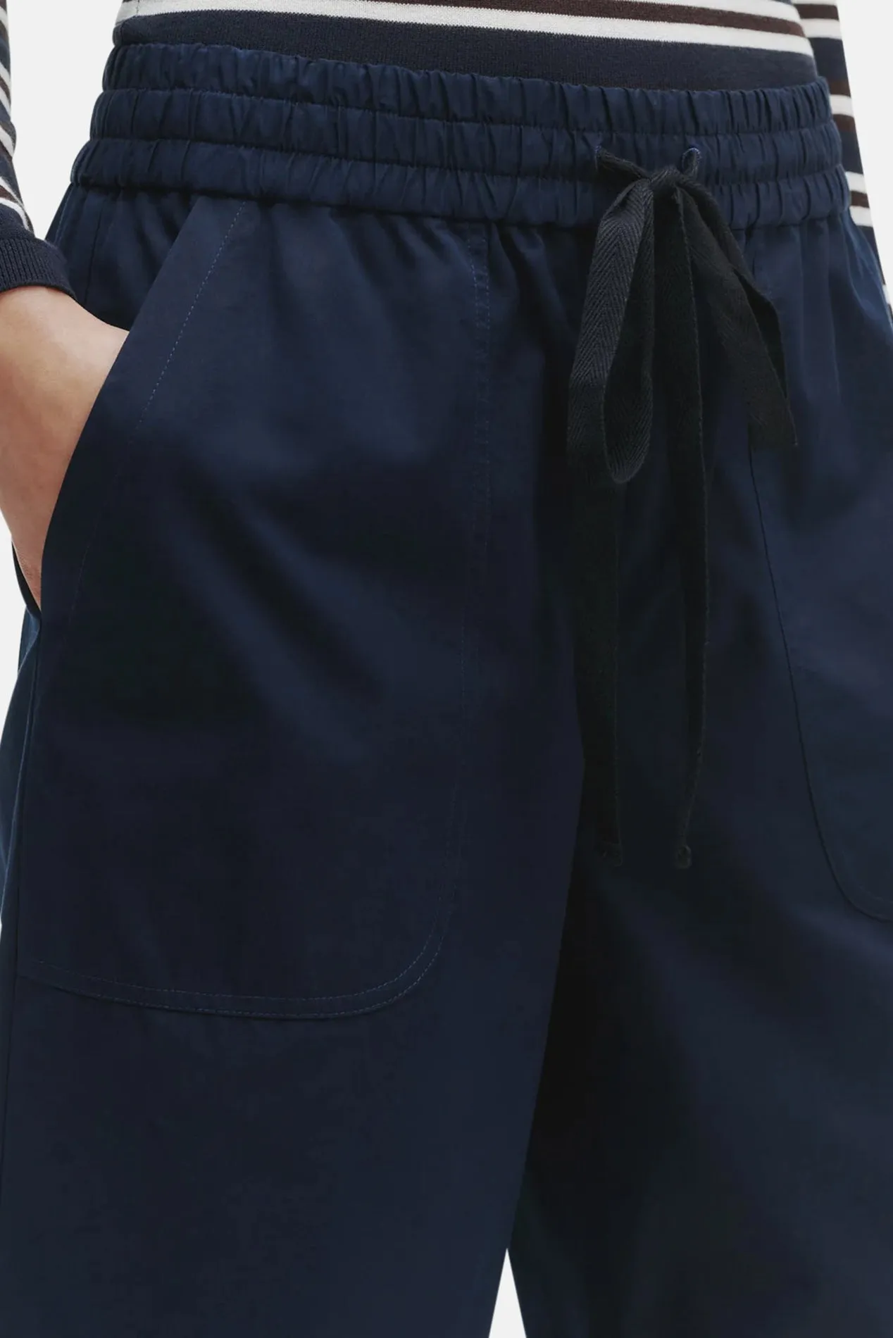 Main Street Pant with Side Pleat in Dark Midnight sold by Blue & Cream product image thumbnail 3