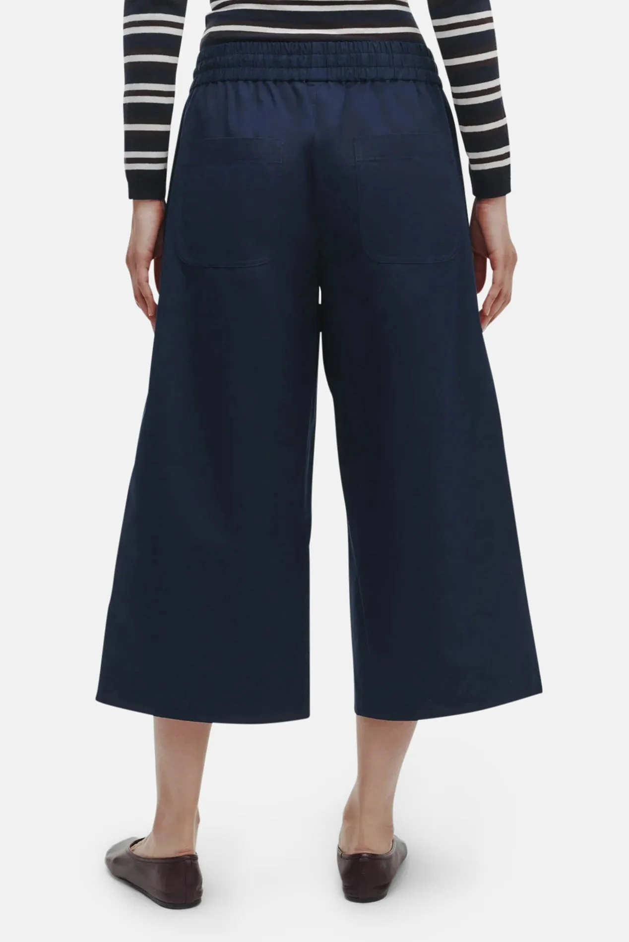 Main Street Pant with Side Pleat in Dark Midnight sold by Blue & Cream product image thumbnail 2