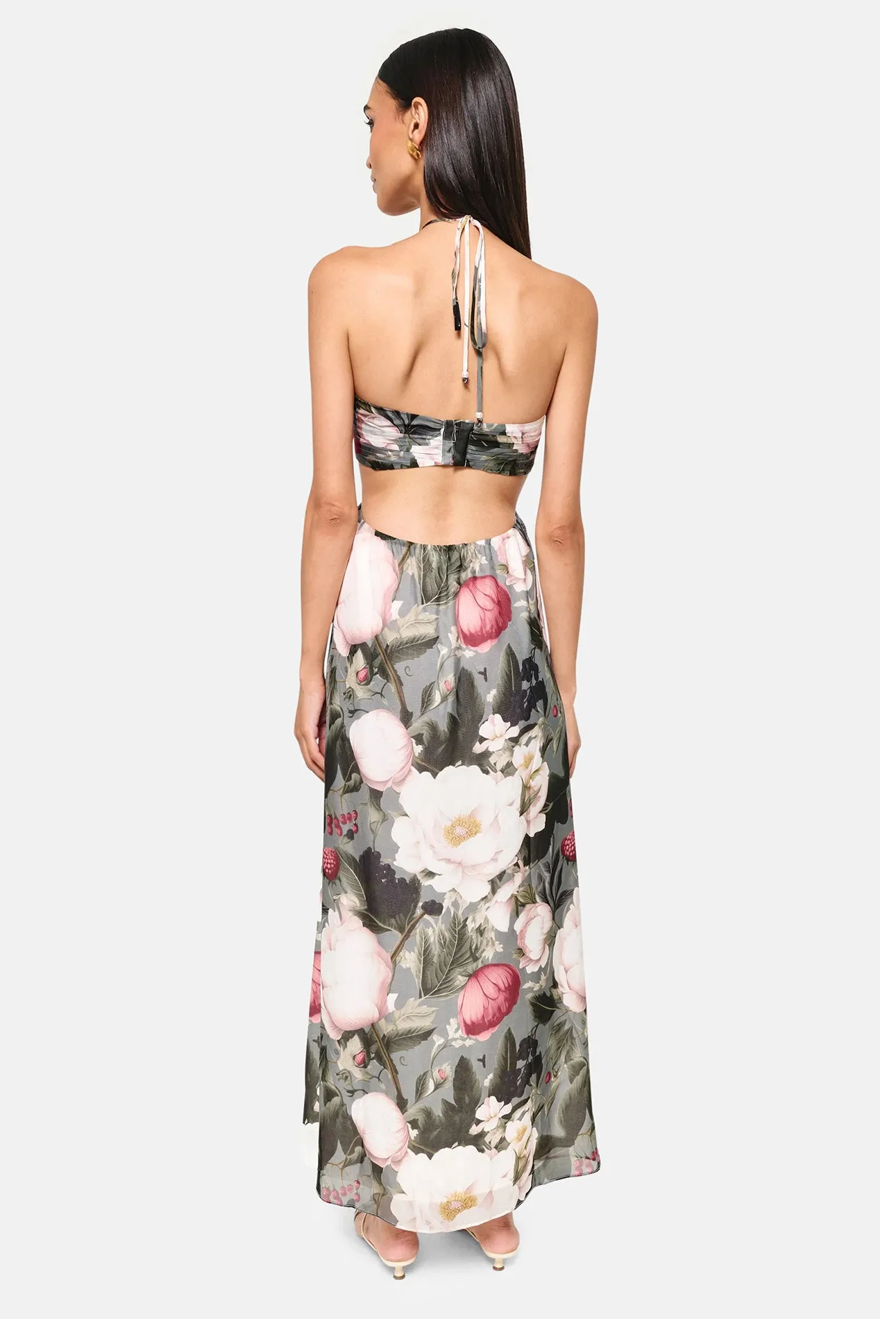 Calliope Chiffon Dress Bayou Bloom sold by Blue & Cream product image thumbnail 2