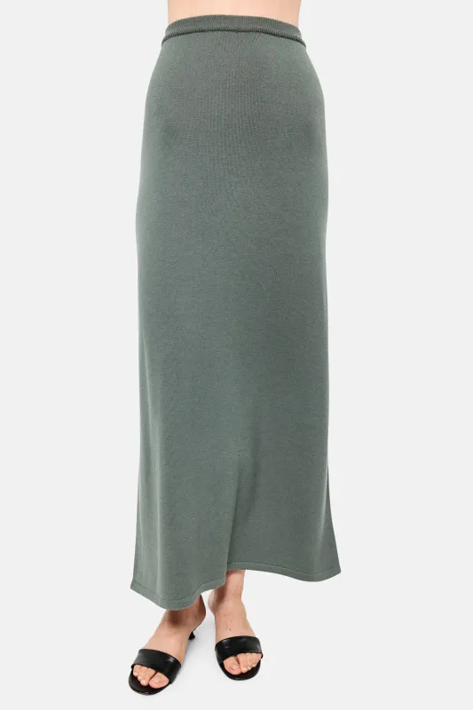 Jovina Knit Skirt Bayou sold by Blue & Cream