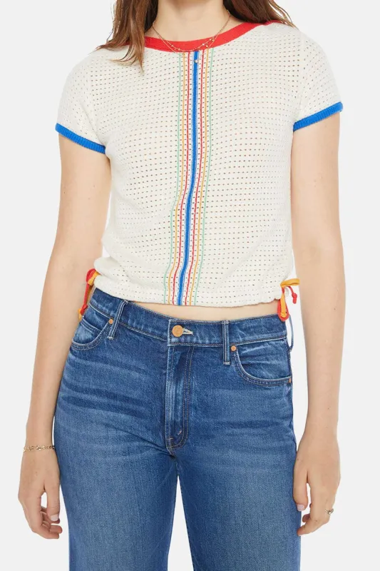 The Side Cinch Top In The Fast Lane made by MOTHER