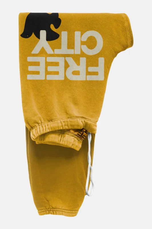 FREECITY LARGE Sweatpant Yellow Plant sold by Blue & Cream