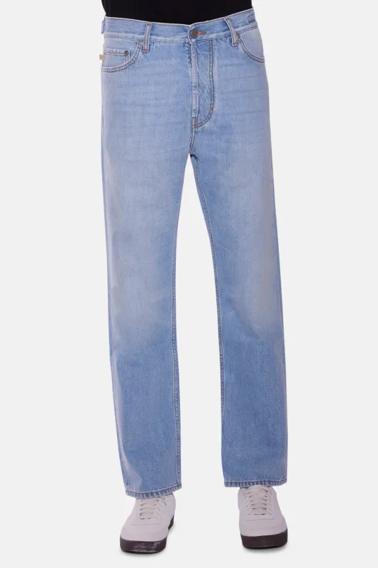 Sean 12.5oz Straight Leg Vintage Light Blue sold by Blue & Cream