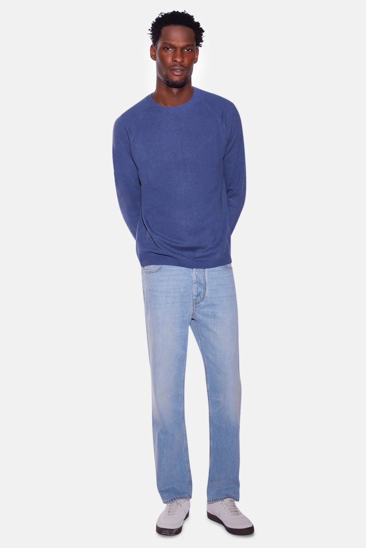 Meadow Raglan Crewneck Indigo sold by Blue & Cream product image thumbnail 4