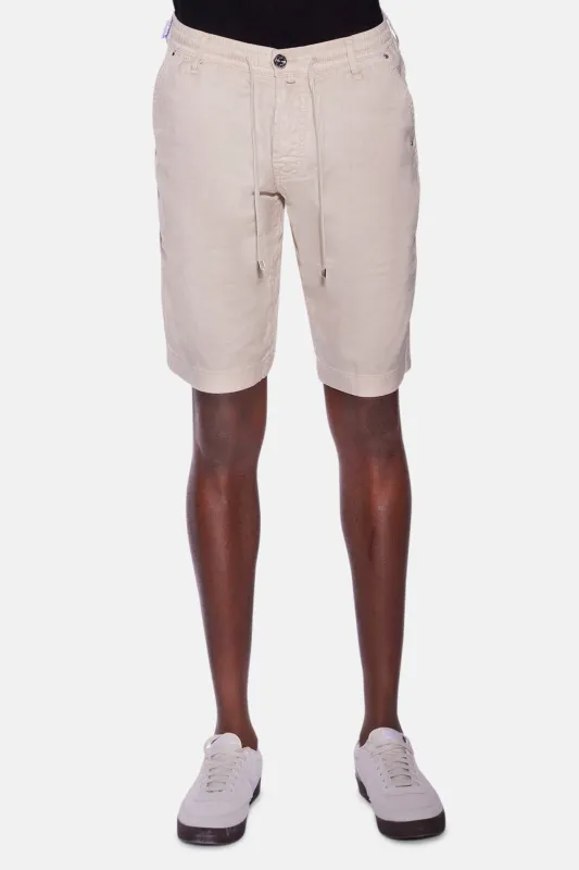 Leo Cotton Relaxed Short Beige sold by Blue & Cream