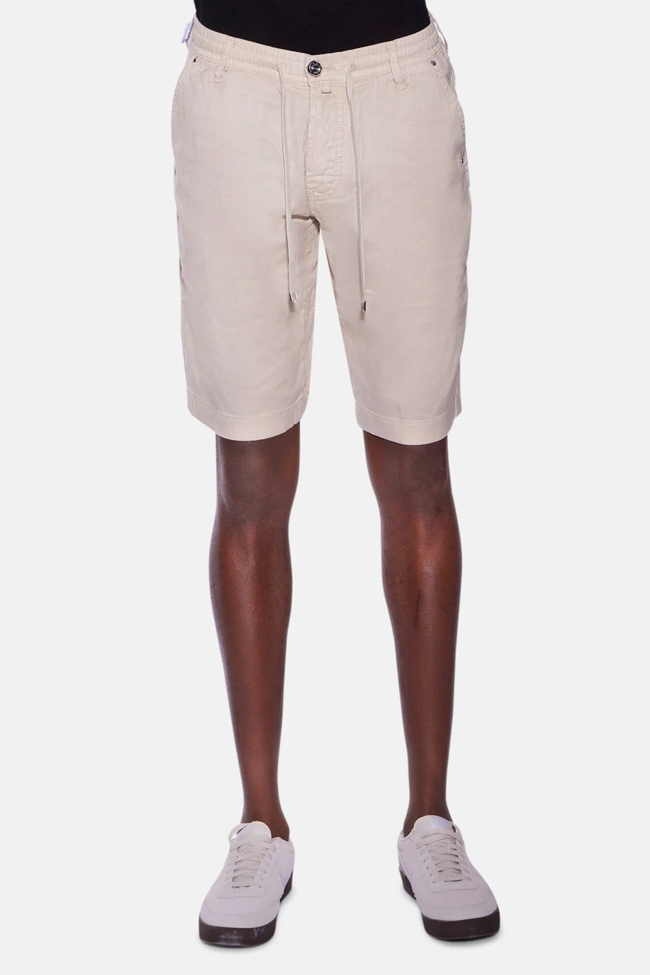 Leo Cotton Relaxed Short Beige sold by Blue & Cream