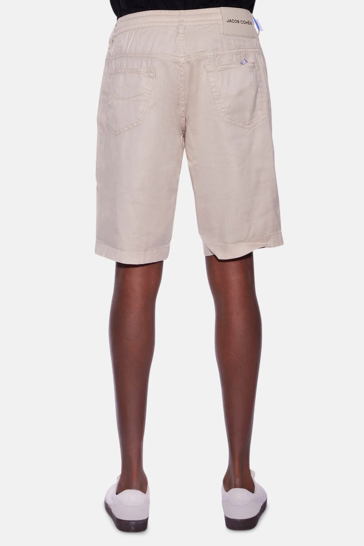 Leo Cotton Relaxed Short Beige sold by Blue & Cream product image thumbnail 3