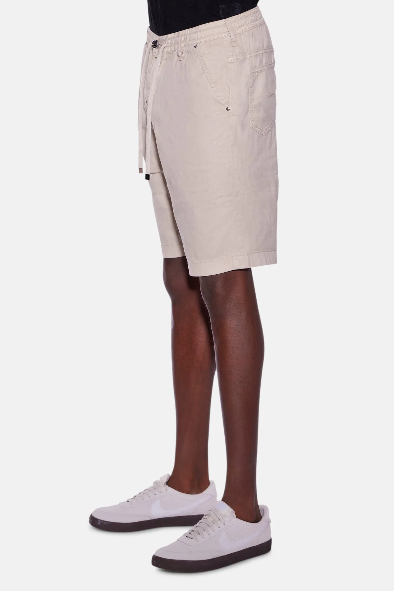 Leo Cotton Relaxed Short Beige sold by Blue & Cream product image thumbnail 2