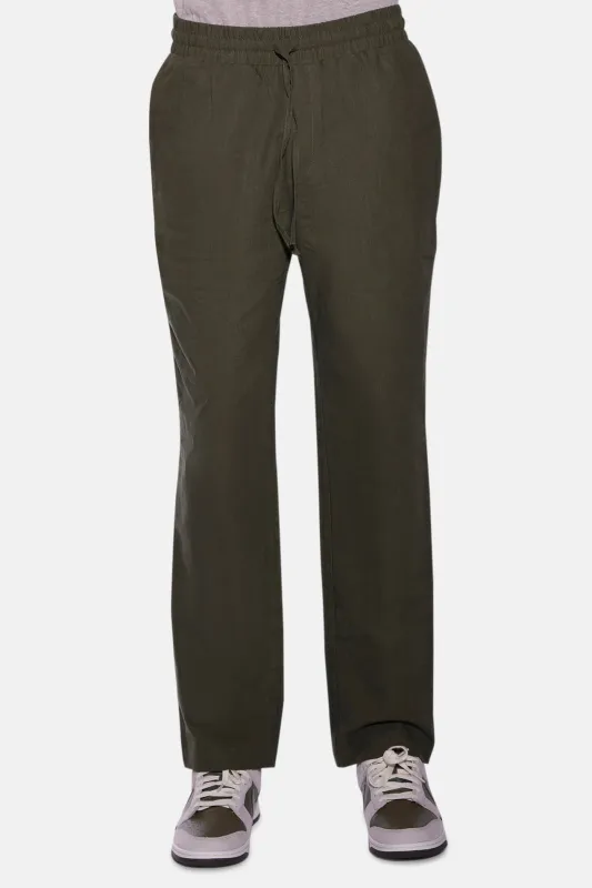Best Linen Pant Olive sold by Blue & Cream